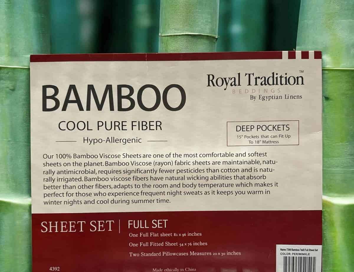 Conjunto de sábanas de viscosa de bambú de la marca Royal - Imagen 6