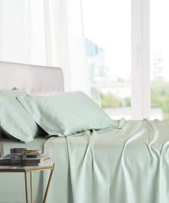 Juego de sábanas y fundas de almohada de 100% Viscosa