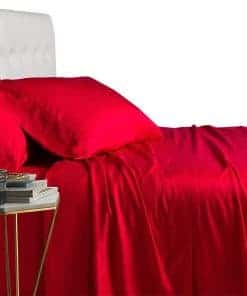 Juego de sábanas Royal Tradition -Rojo
