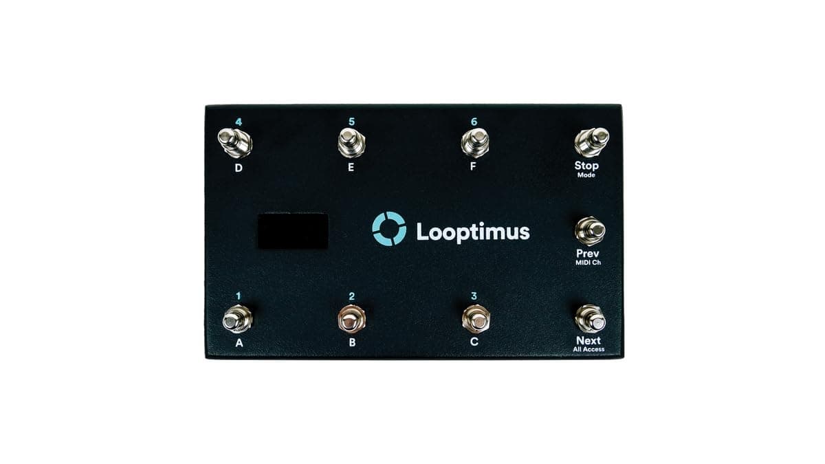 Controlador de pie USB MIDI Looptimus