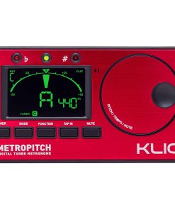 KLIQ MetroPitch - Metrónomo Afinador -ch, Rojo)