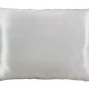 Funda de Almohada de Seda 100% Celestial Silk -Plata