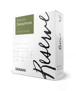 Cañas de Saxofón Soprano D'Addario Reserve, Fuerza 2.5,