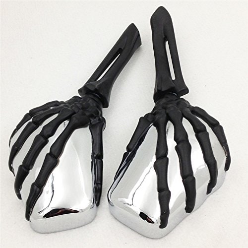Espejo de calavera de garra XKMT para Harley Heritage - Imagen 3