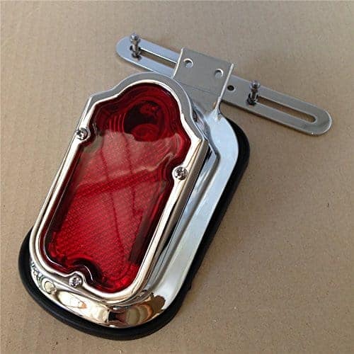 XKMT-Luz de Freno Roja de Tumba de Metal Pesado Cromado de