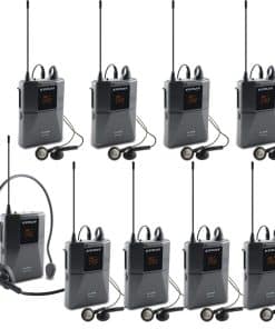 Sistema de Micrófono Inalámbrico de Guía Turística EXMAX