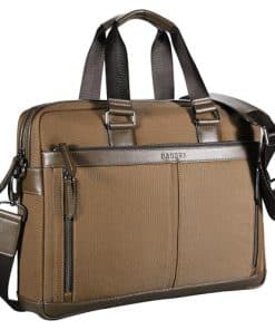 Banuce Bolso Impermeable de Nylon para Hombre Maletín de 14