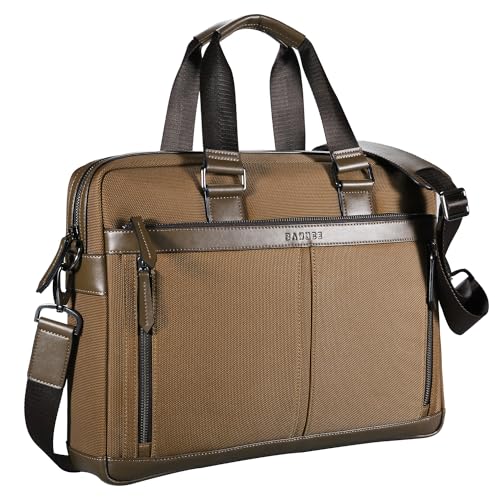 Banuce Bolso Impermeable de Nylon para Hombre Maletín de 14