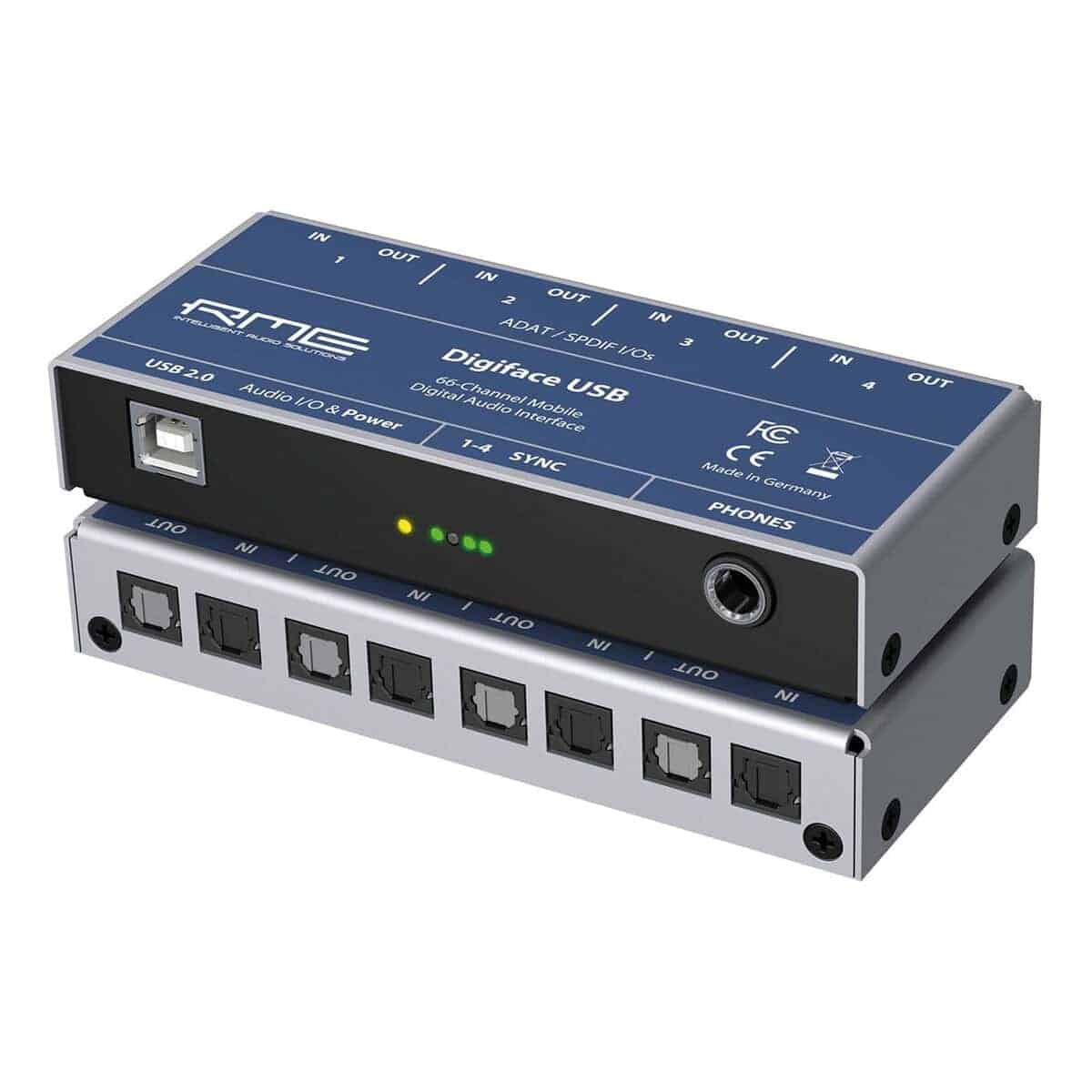 Interfaz de Audio USB Digiface de 66 Canales a 192 kHz