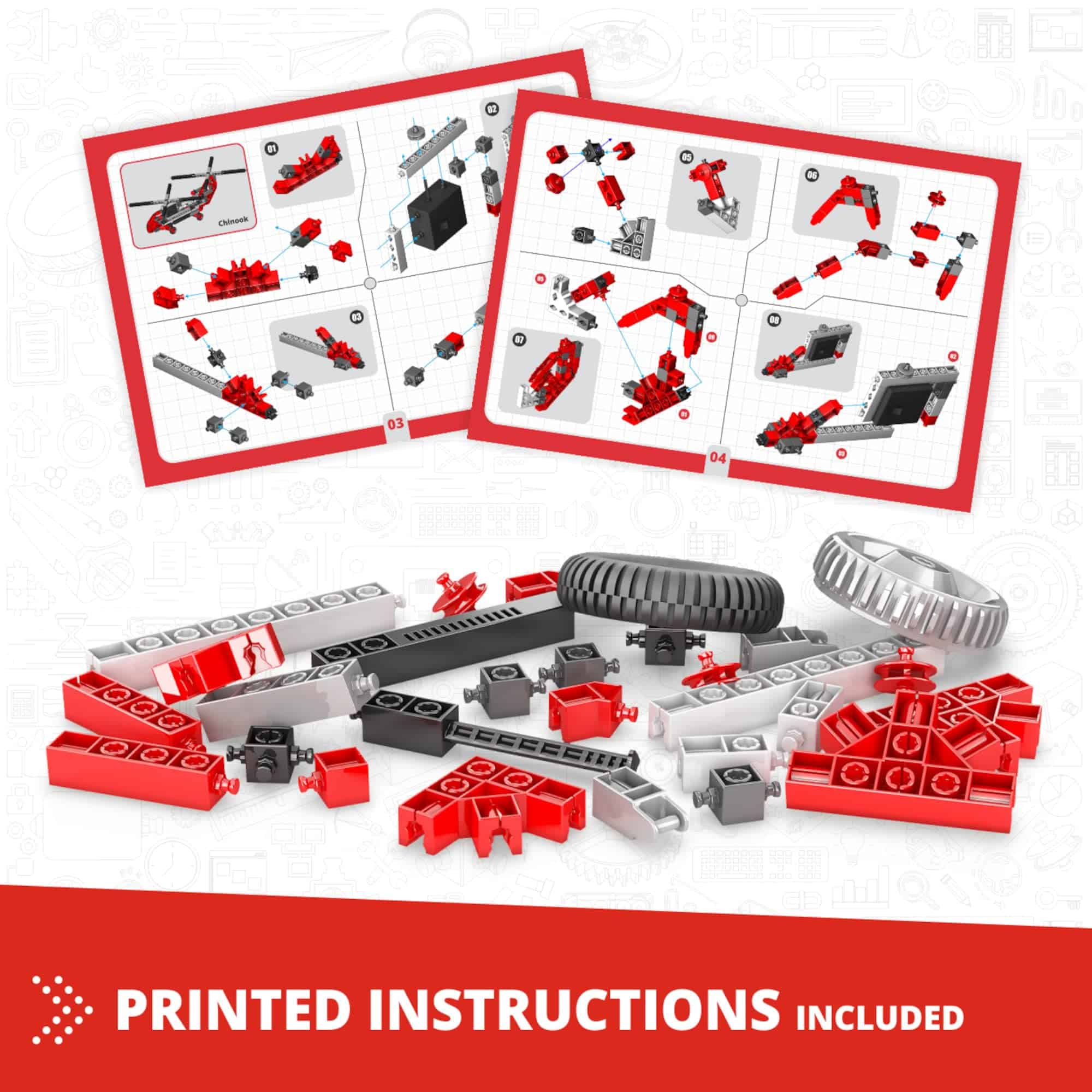 Juguetes STEM Engino- Inventor, 90 Modelos Motorizados, - Imagen 5