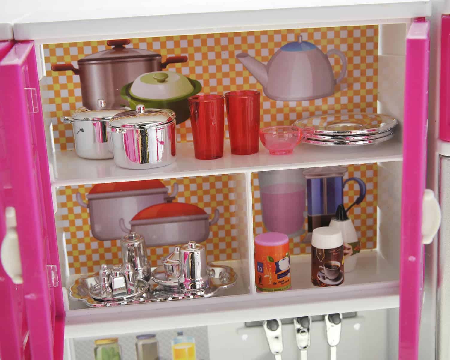 Set de Cocina de Muñecas PowerTRC, Mini Cocina Moderna de - Imagen 5