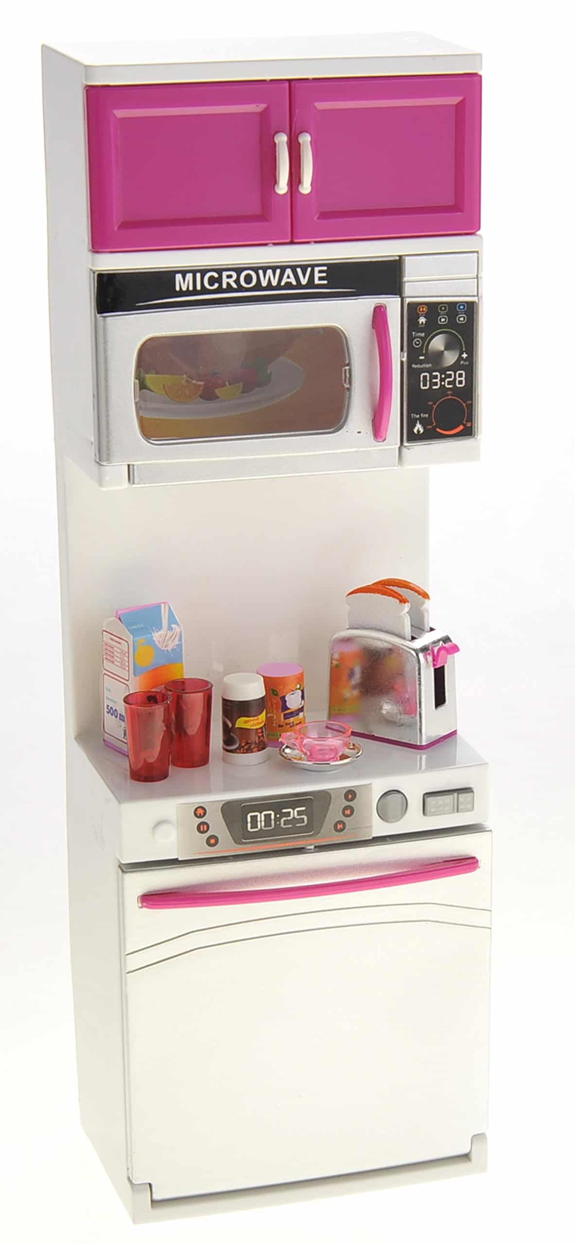 Set de Cocina de Muñecas PowerTRC, Mini Cocina Moderna de - Imagen 10