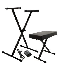 Paquete de Soporte/Banco para Teclado On-Stage KPK6520 con