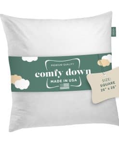 Inserto de almohada decorativa de 26x26 pulgadas, relleno