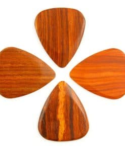 Timber Tones TTBL4 Bloodwood Guitar Pick, Paquete de 4
