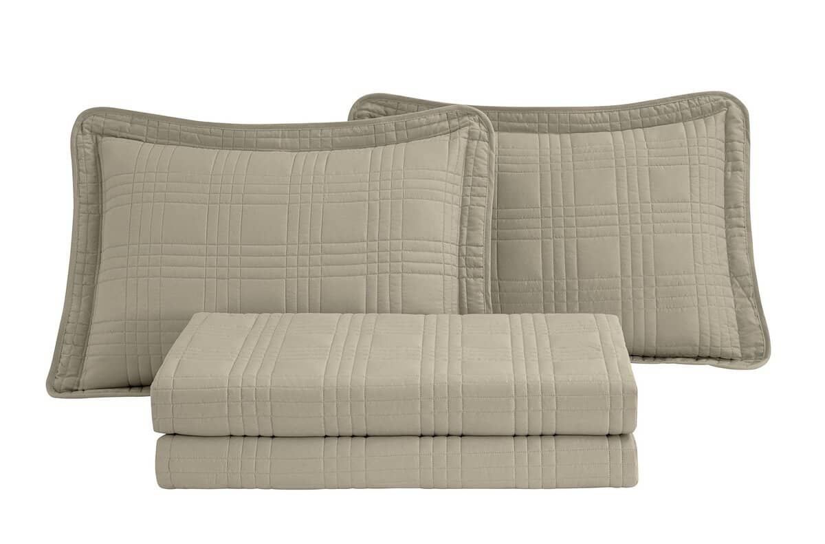 Chezmoi Collection Kingston Juego de Colcha de 3 Piezas - Imagen 10