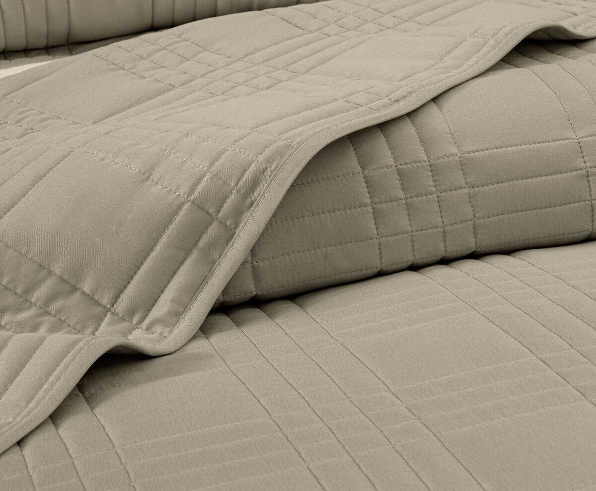 Chezmoi Collection Kingston Juego de Colcha de 3 Piezas - Imagen 5