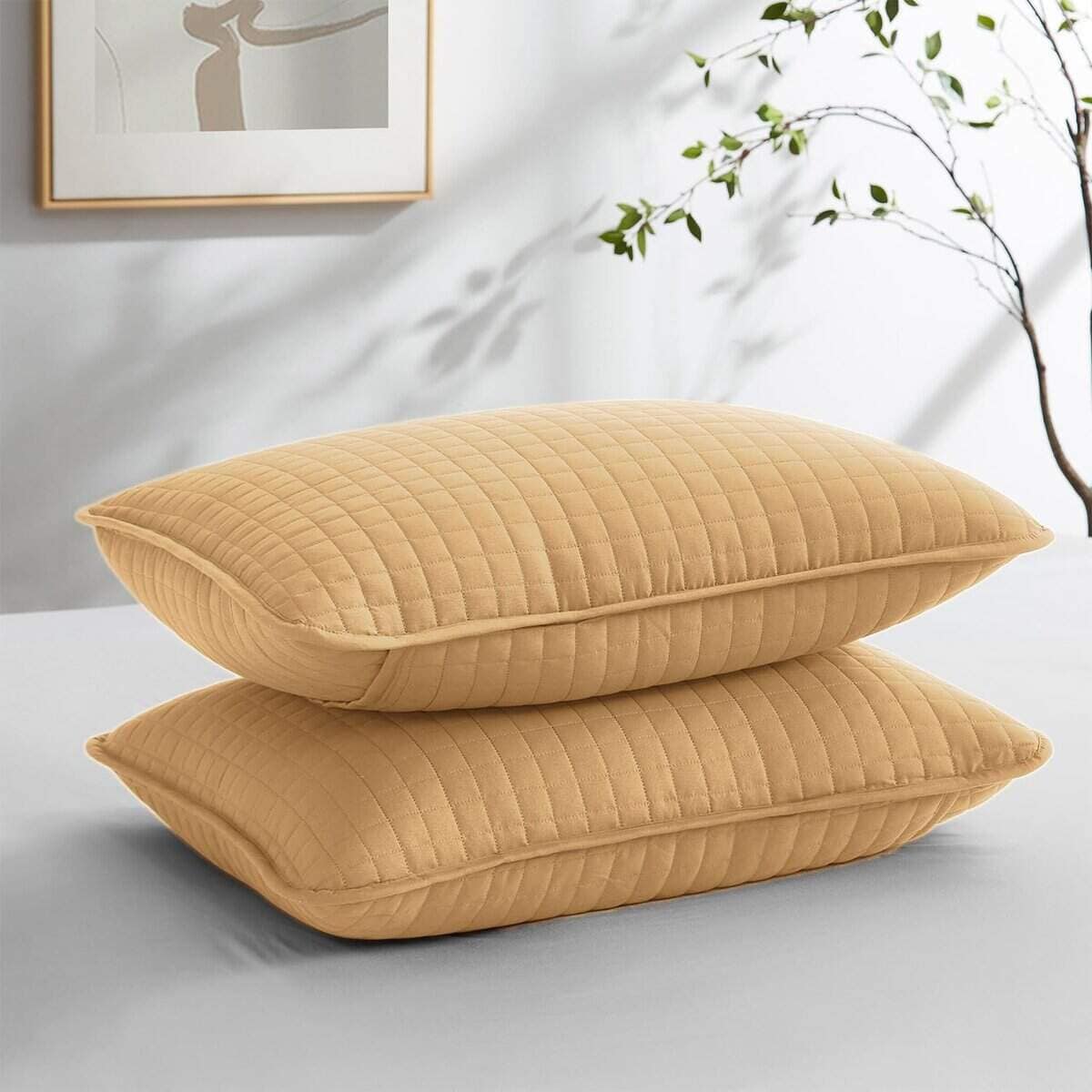 Juego de Colcha para Cama Twin Southshore -Dorado - Imagen 5