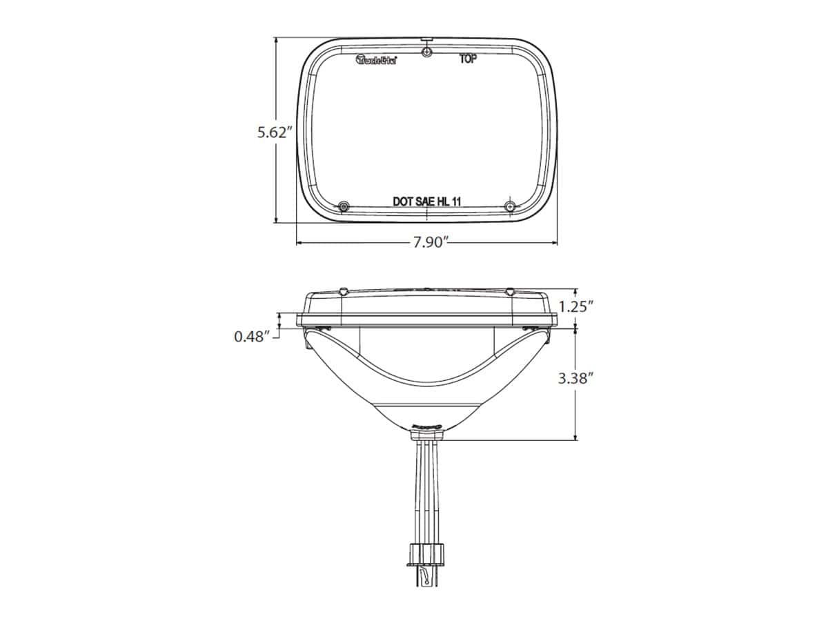 Faros Rigid Industries 55003 5" x 7", Juego de 2 - Imagen 6