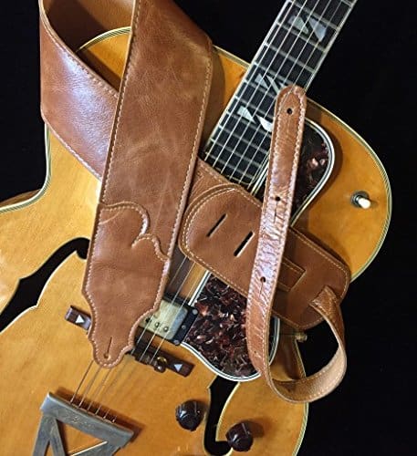 Correa de guitarra Franklin - 3" de Cuero Envejecido de - Imagen 3