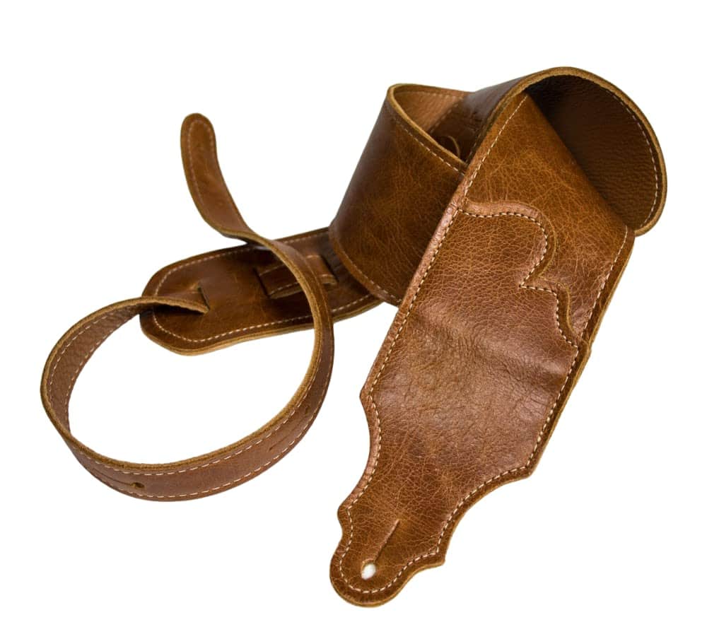 Correa de guitarra Franklin - 3" de Cuero Envejecido de