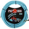 Cable de instrumento azul Daphne Pig Hog PCH20DBR de 1/4" a