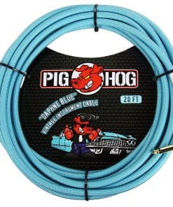 Cable de instrumento azul Daphne Pig Hog PCH20DBR de 1/4" a
