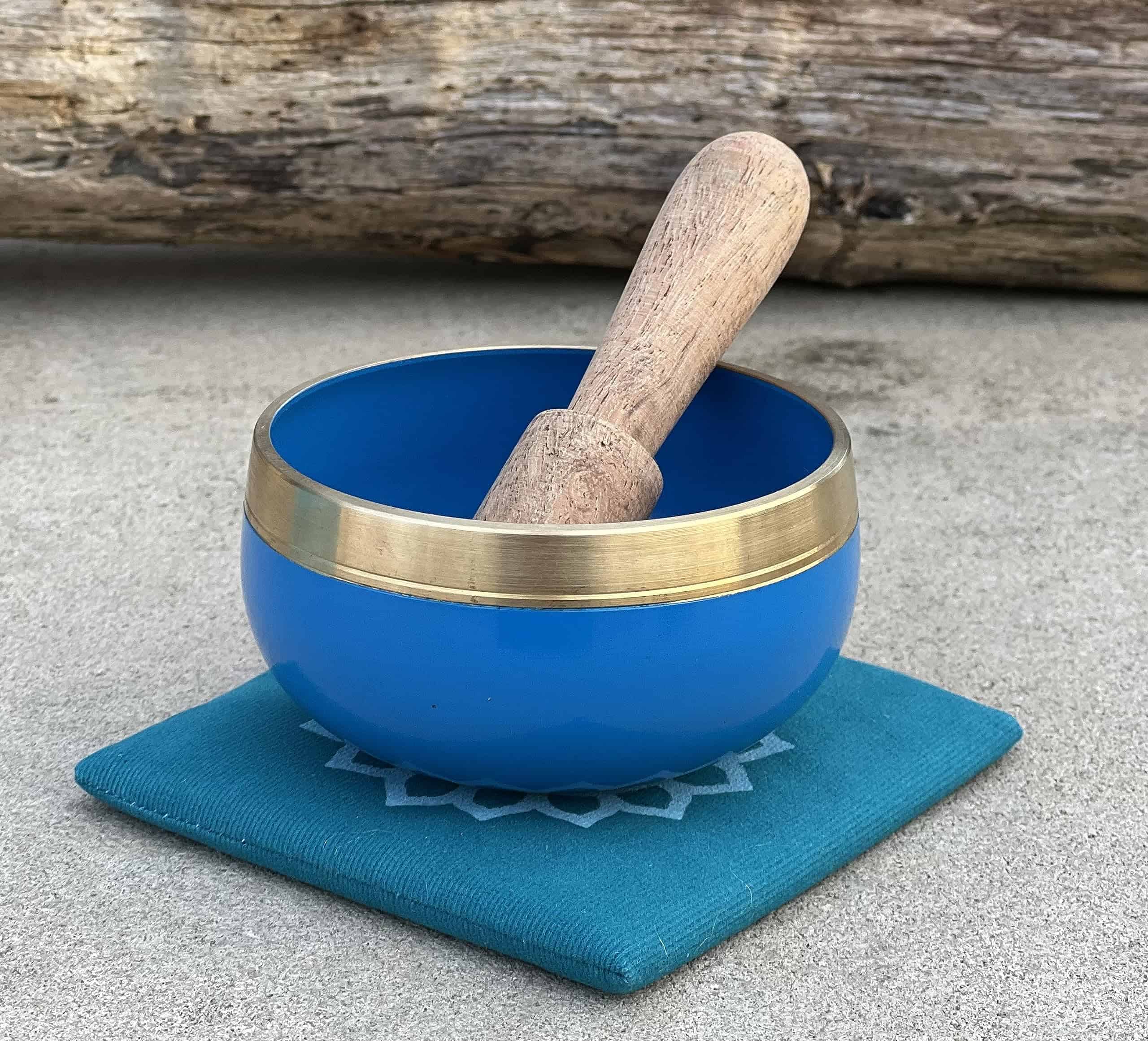 Set de cuenco cantor de tamaño de palma de primera calidad - Imagen 3