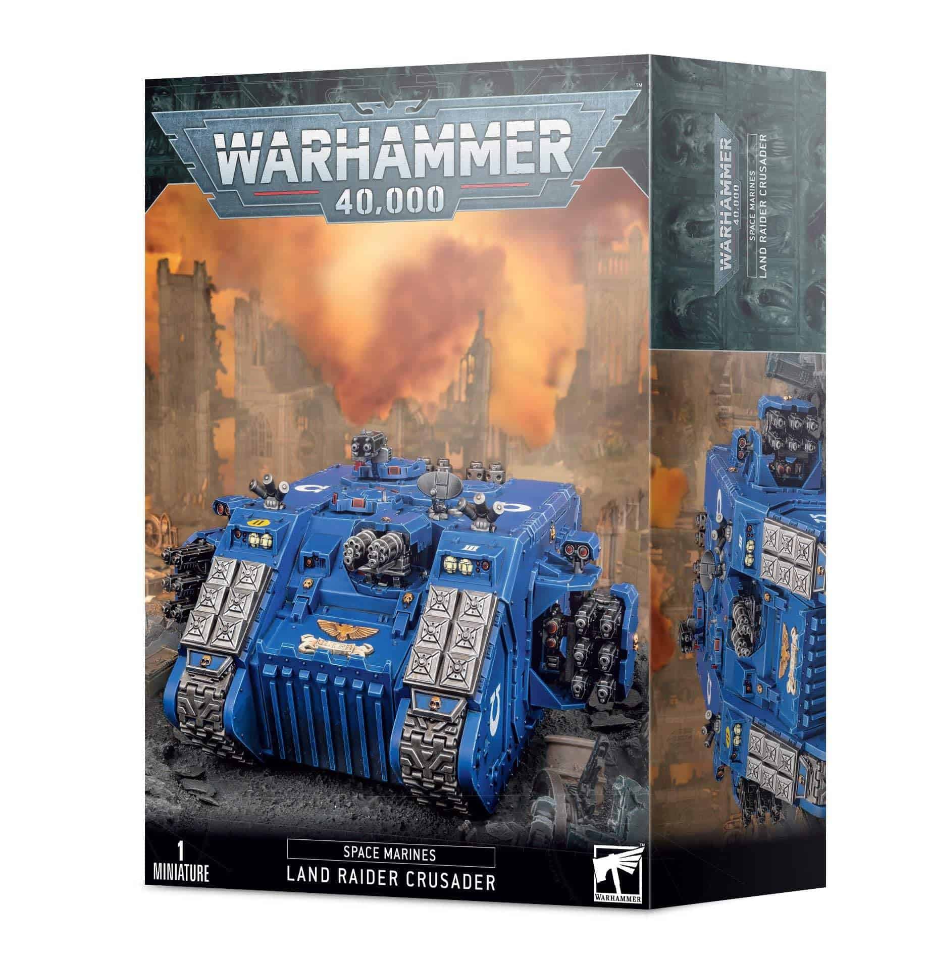 Warhammer Games Workshop 40K Space Marine Lander Raider