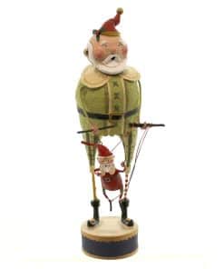 Marioneta Santa Creada por Lori Mitchell Poliresina Navidad