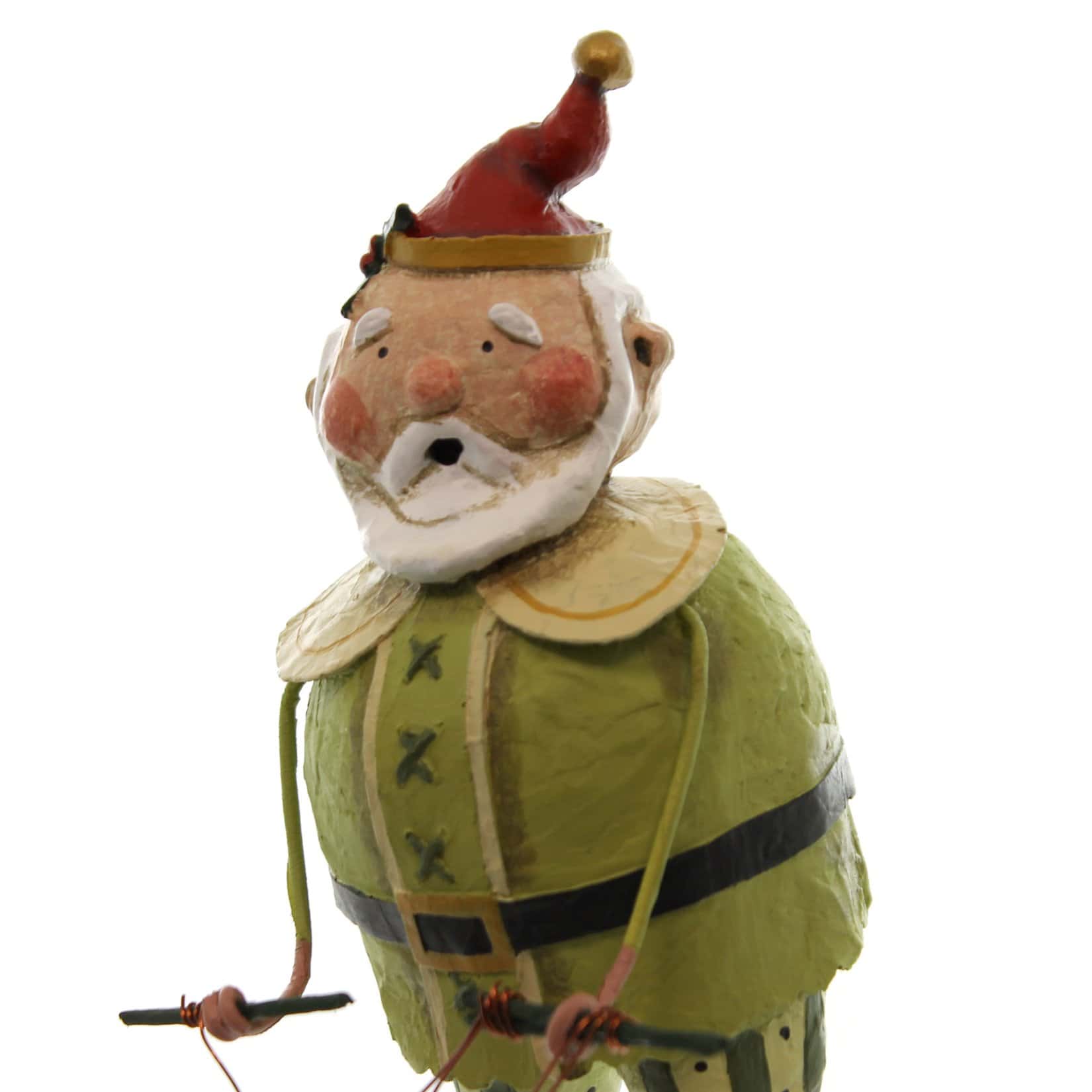 Marioneta Santa Creada por Lori Mitchell Poliresina Navidad - Imagen 5
