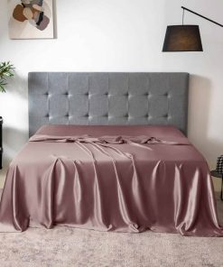 Sábana de seda pura THXSILK, 100% seda 7A+, sábana de cama