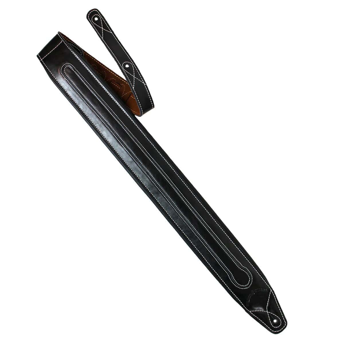 Correa de Guitarra Doble Acolchada de Cuero de Grano - Imagen 6