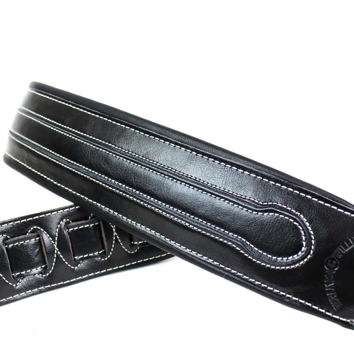 Correa de Guitarra Doble Acolchada de Cuero de Grano - Imagen 4