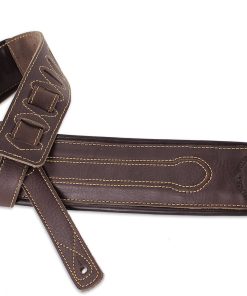 Correa de Guitarra Acolchada de Cuero de Grano Superior