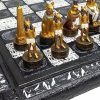 Juego de Ajedrez Egipcio de 16 pulgadas con Jeroglíficos en