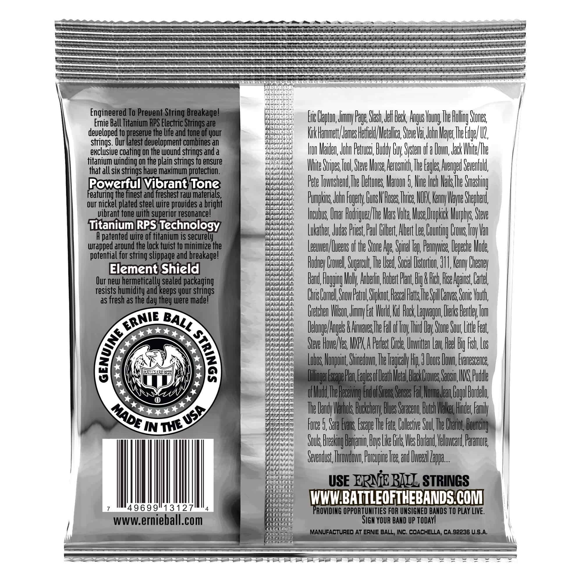 Ernie Ball Coated Beefy Slinky Cuerdas de Guitarra - Imagen 4