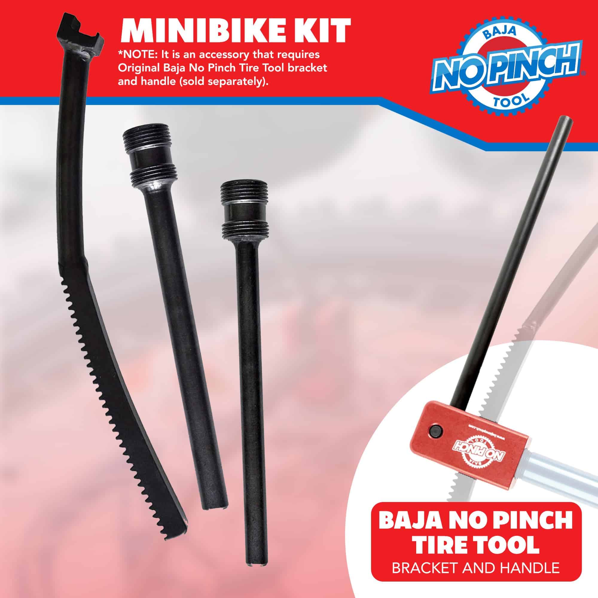 Herramientas para cambiar neumáticos de motocicletas Baja - Imagen 3