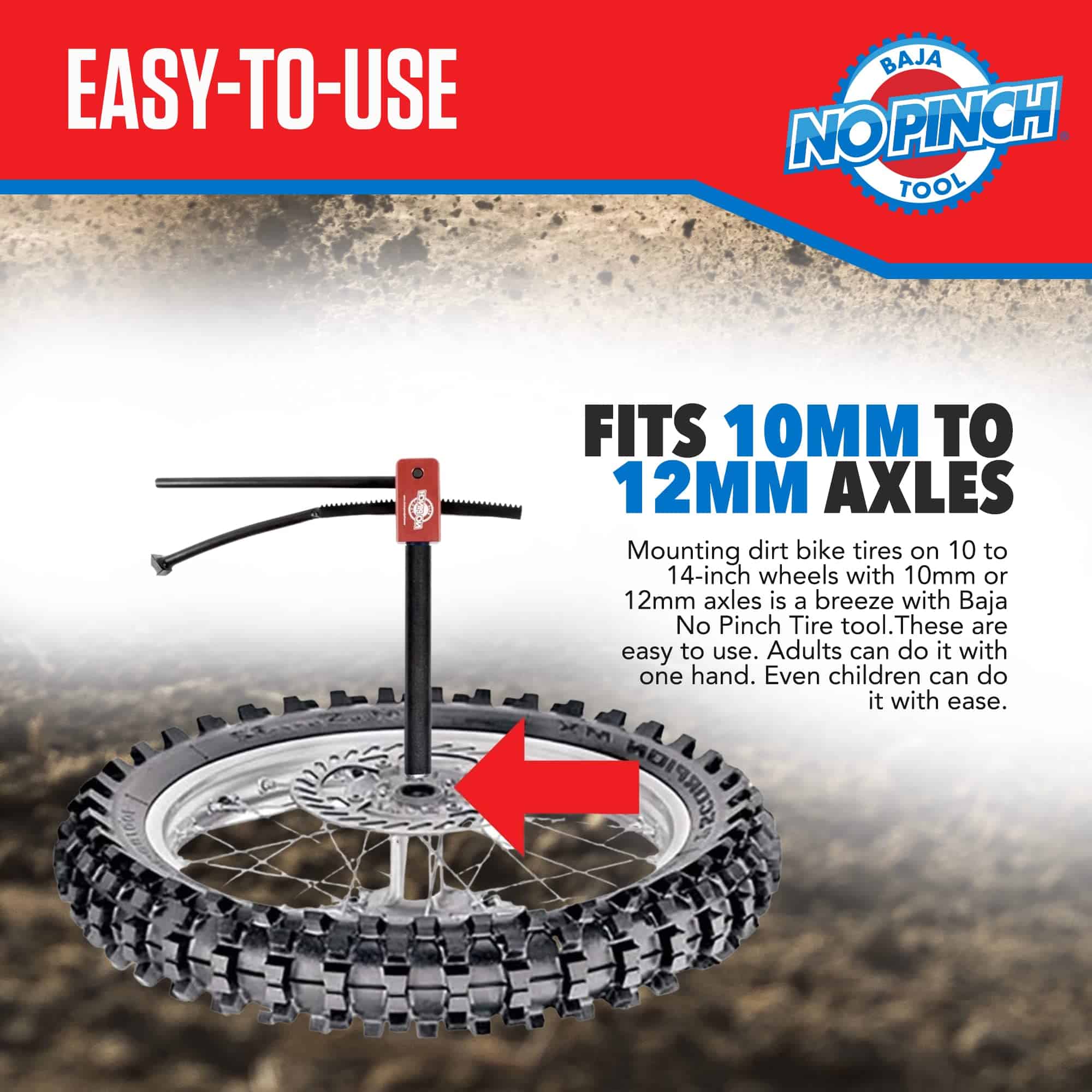 Herramientas para cambiar neumáticos de motocicletas Baja - Imagen 5