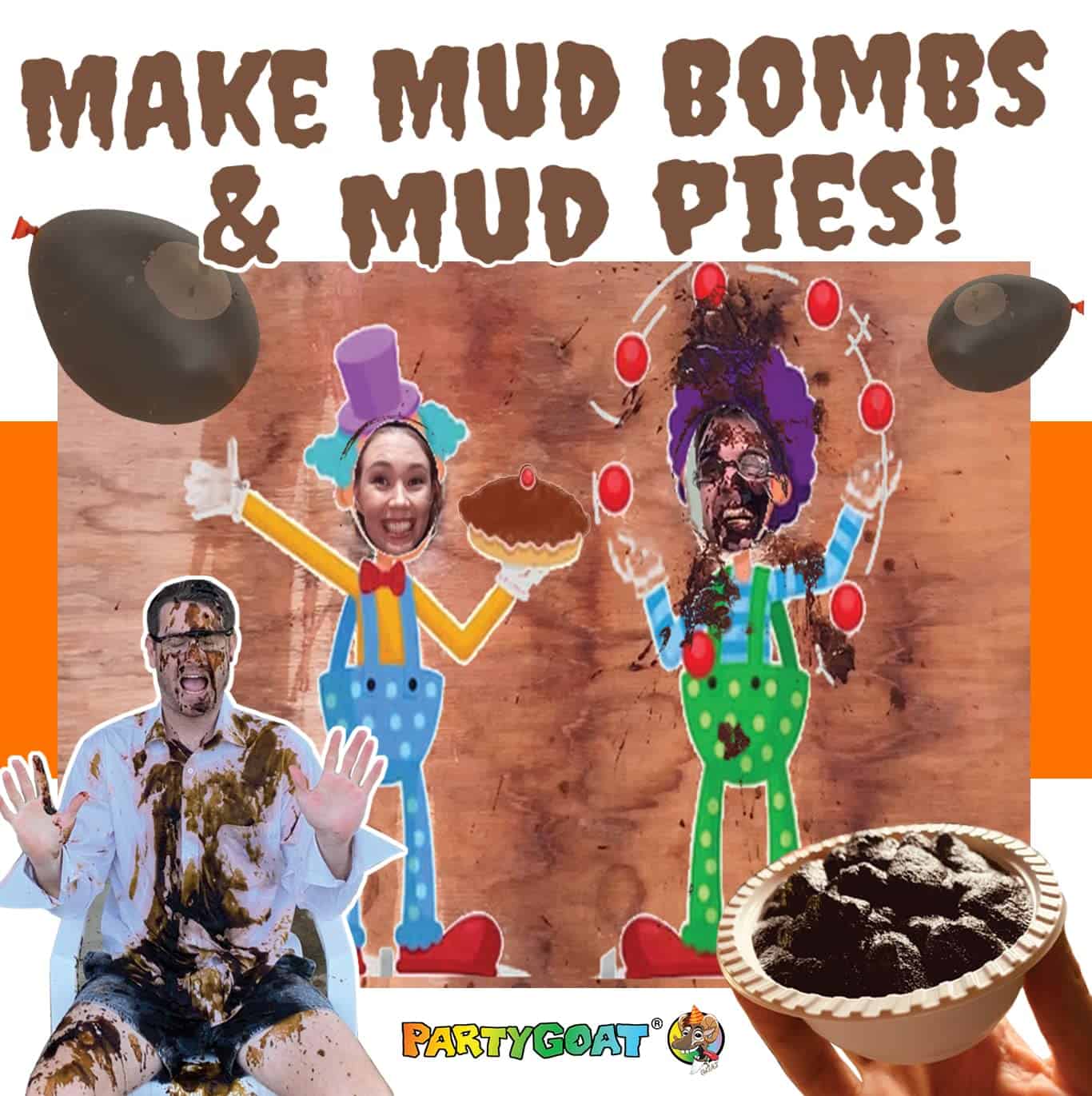 INSTANT MUD para luchas de lodo, payasos de lodo, globos y - Imagen 7