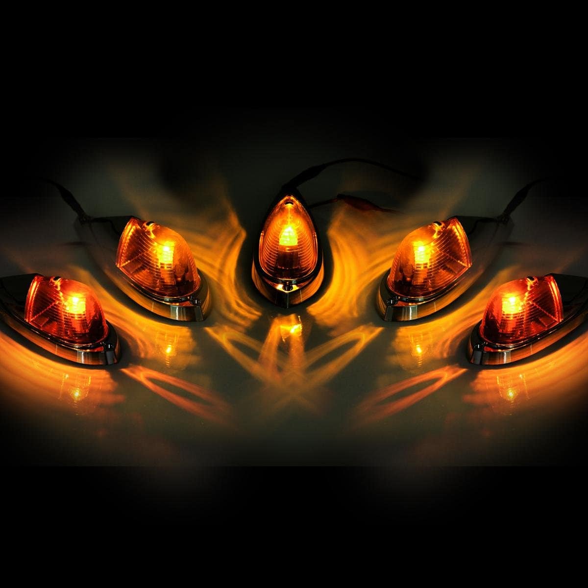 Partsam 5X Kit de Luces Superiores de Techo de Marcador de - Imagen 3