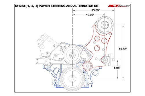 Kit de Soporte de Alternador y Bomba de Dirección Asistida - Imagen 3
