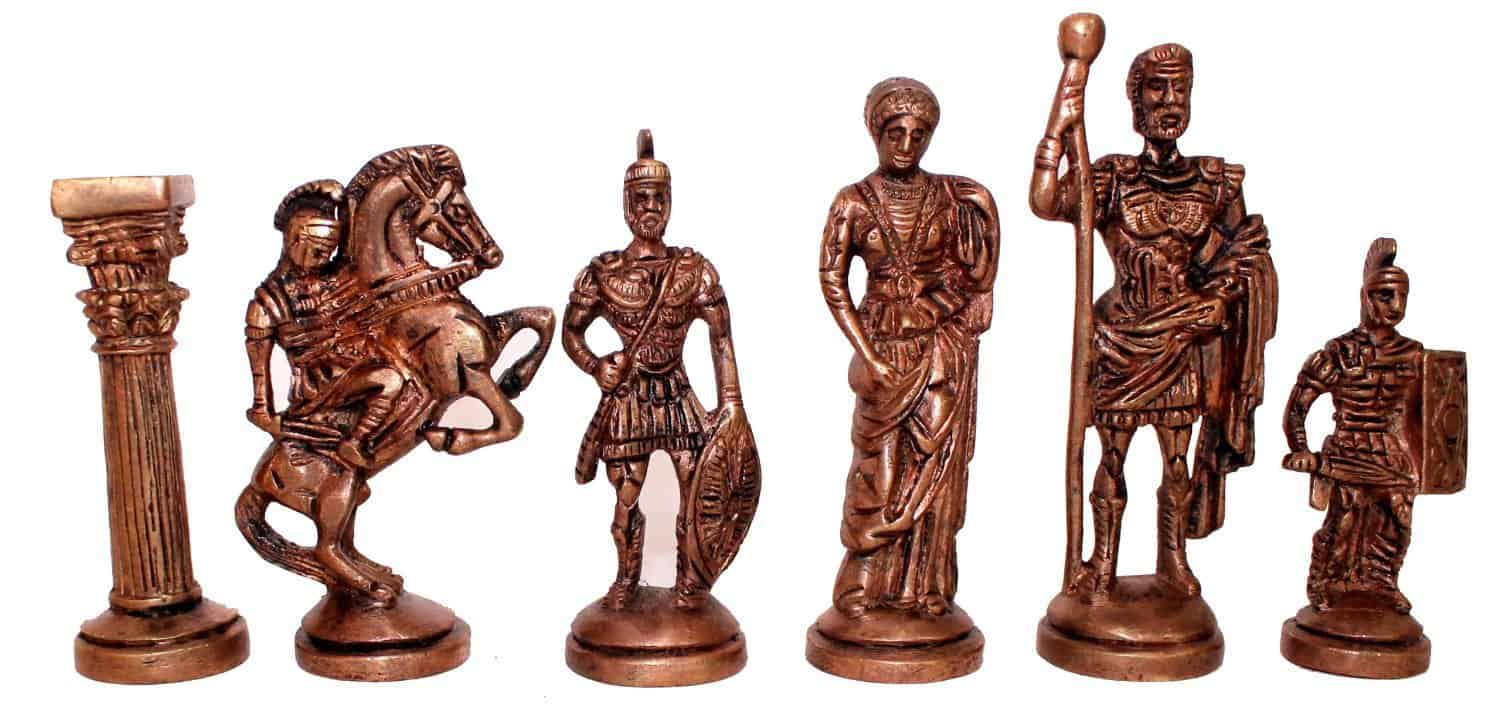 Conjunto de Piezas de Ajedrez de Latón Hecho a Mano - Imagen 5