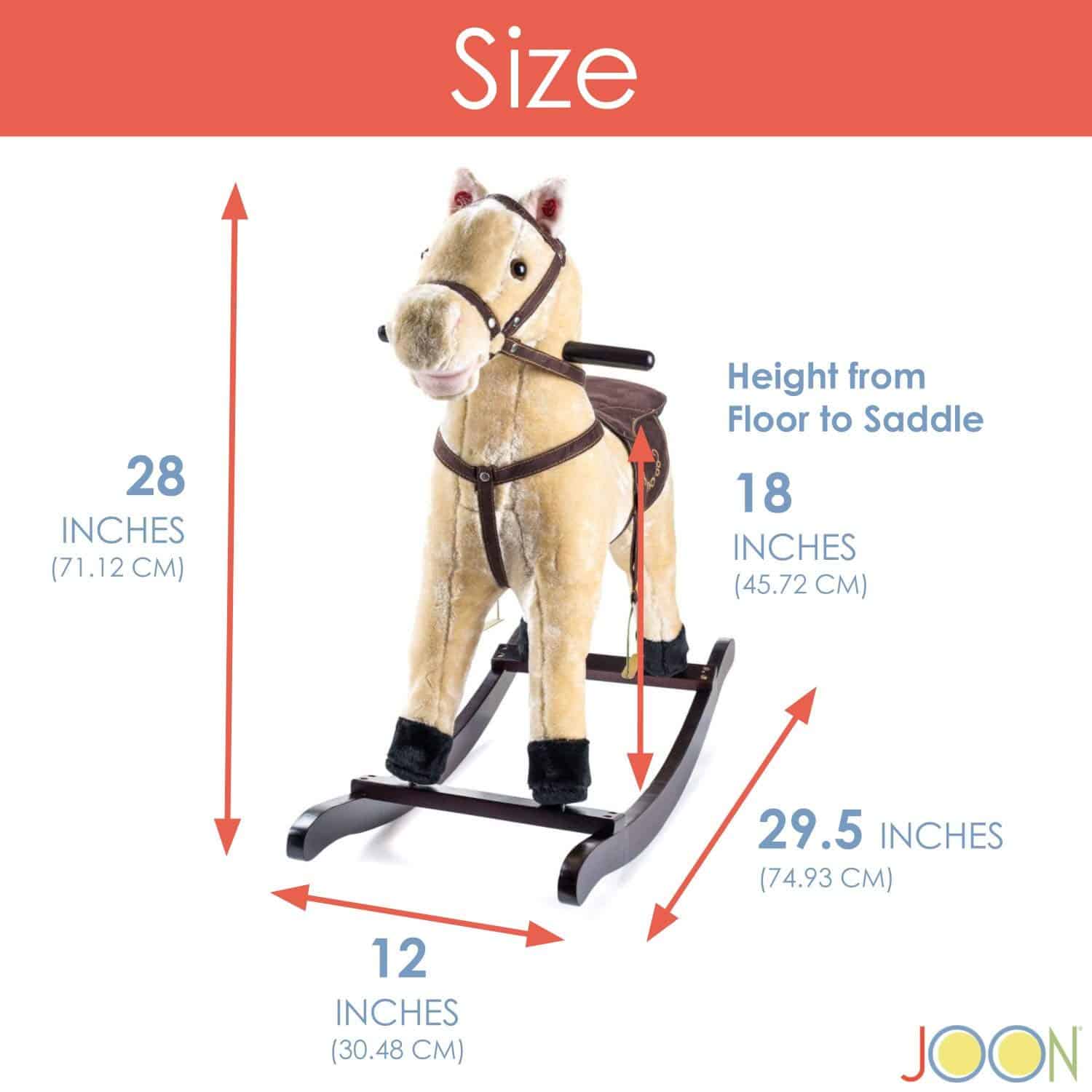 Caballo Mecedora Pony JOON, Beige - Imagen 7