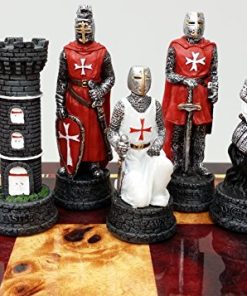 Juego de Ajedrez de Caballero Acorazado de la Cruzada Malta