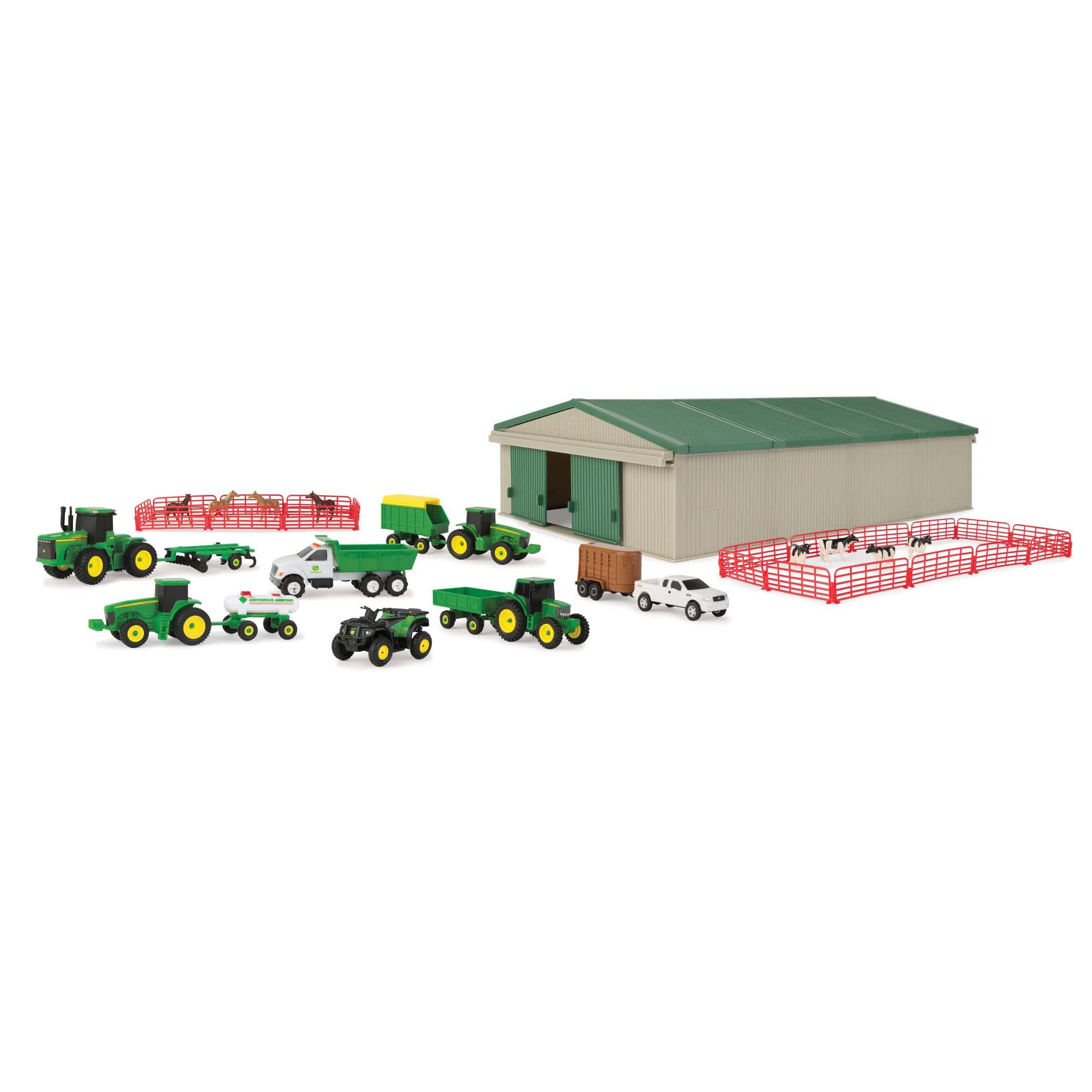 Set de Juguetes de Granja de Fundición a Escala 1:64 de