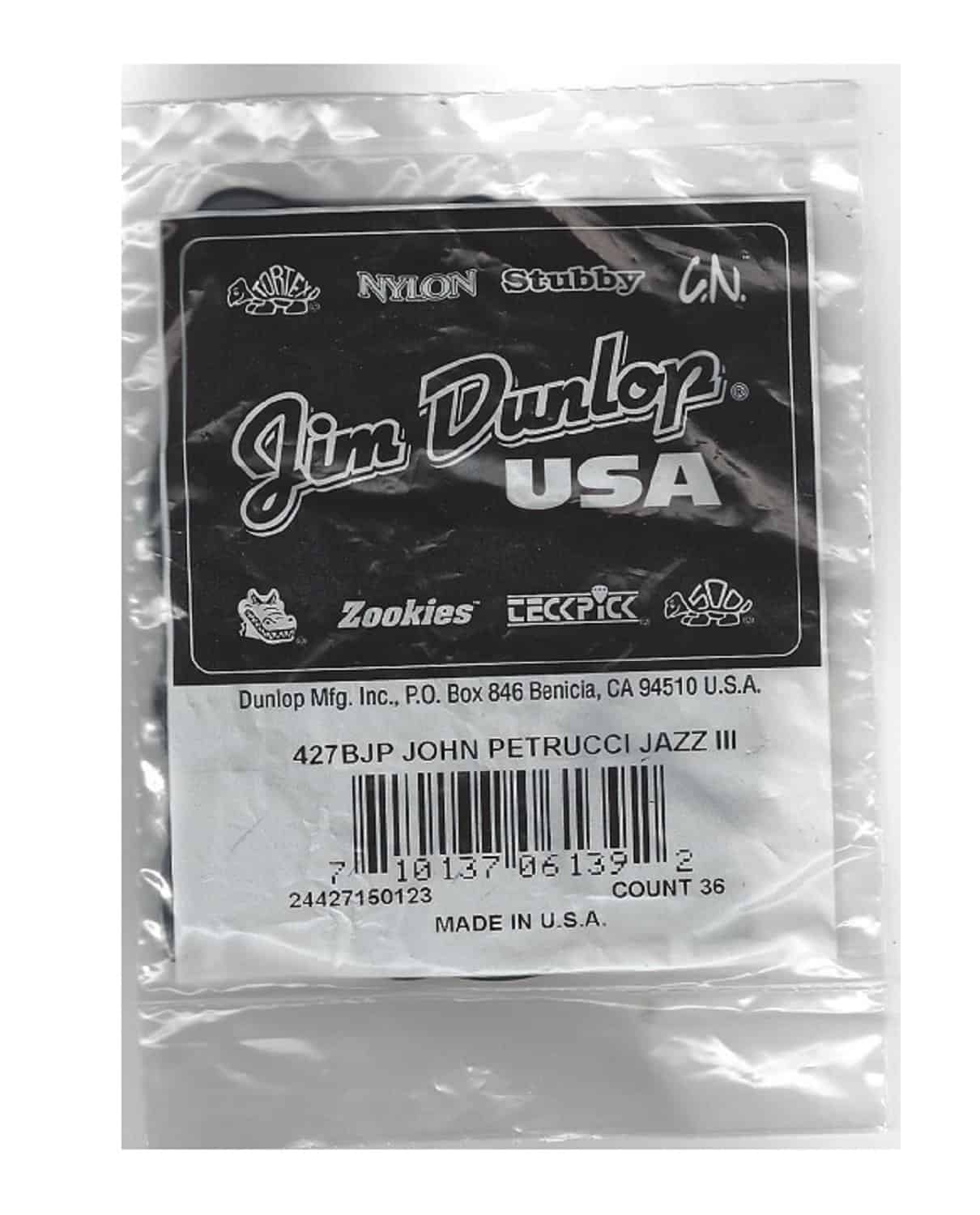 Paquete de 36 Púas Dunlop 427BJP John Petrucci Signature - Imagen 5