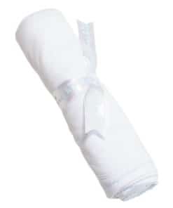 Manta Básica Kissy Kissy - Blanco y Azul - Talla Única