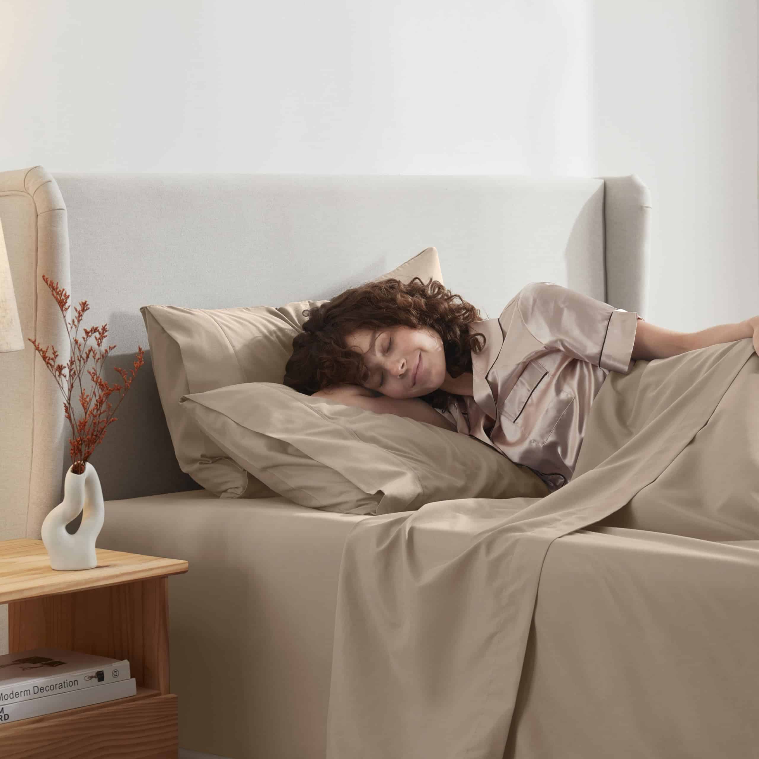 Juego de sábanas de microfibra Nestl, tamaño Full XL de 4 - Imagen 7