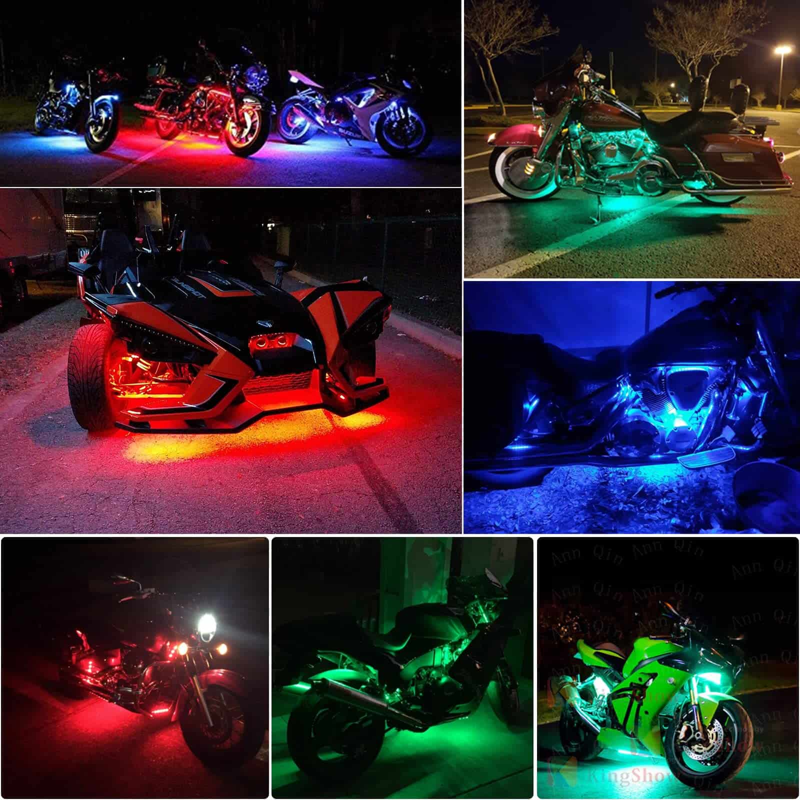 Kit avanzado de luces multicolor para motocicleta - Imagen 3